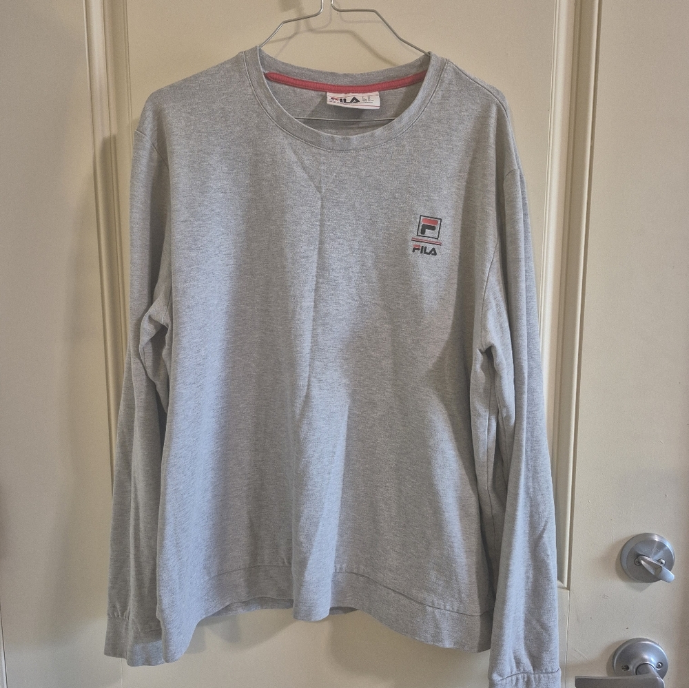 Fila Heather Gray Crewneck Sweatshirt
